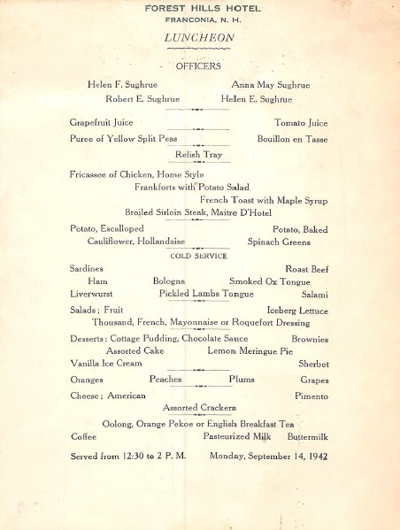 forest_hills_house_franconia_nh_resort_menu_1942